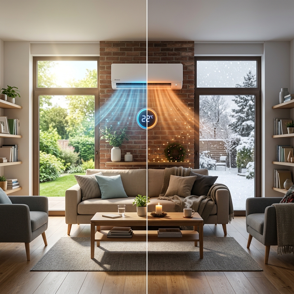 Airco réversible : chauffer ET refroidir — Guide 2026